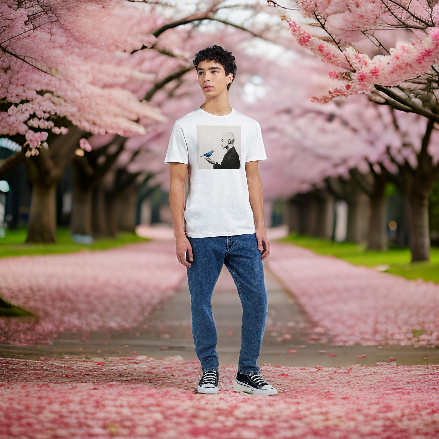 T-shirt Blue Bird